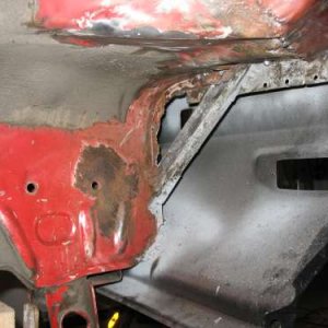 Letzter Rost in den Radläufen