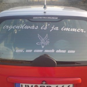 Vectra Heckscheibe...