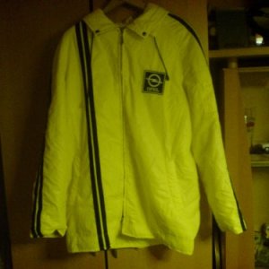 Zitronengelbe Opel Jacke 70er