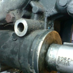 Zündverteiler auf Markierung