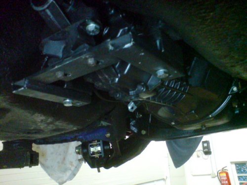 getriebe + motor verbaut
