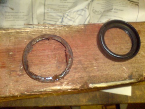 Simmerring Ausgangswelle
