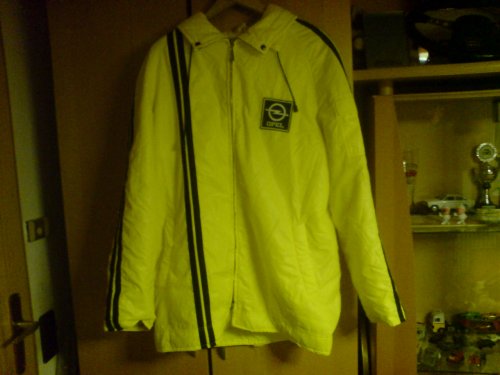 Zitronengelbe Opel Jacke 70er