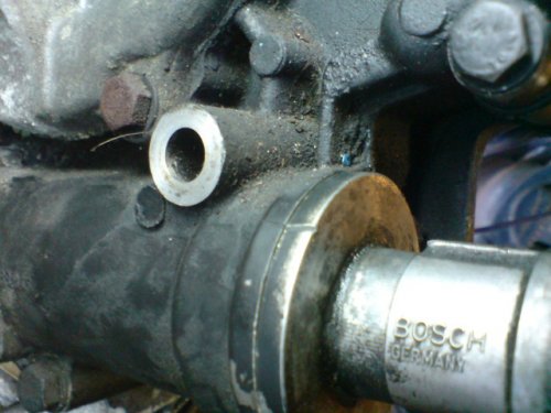 Zündverteiler auf Markierung
